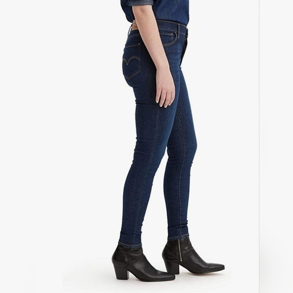 LEVI'S Womens 720 High Rise Super Skinny Jeans Indigo Daze 29W X 30L - Picture 3 of 12